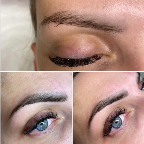 Uzacu krāsošana Cēsīs